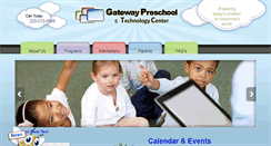 Desktop Screenshot of gatewaypreschool1.com